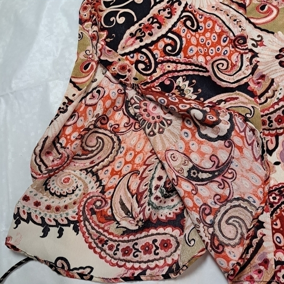 Zara Paisley Printed Overdized‎ Blouse - Picture 12 of 14